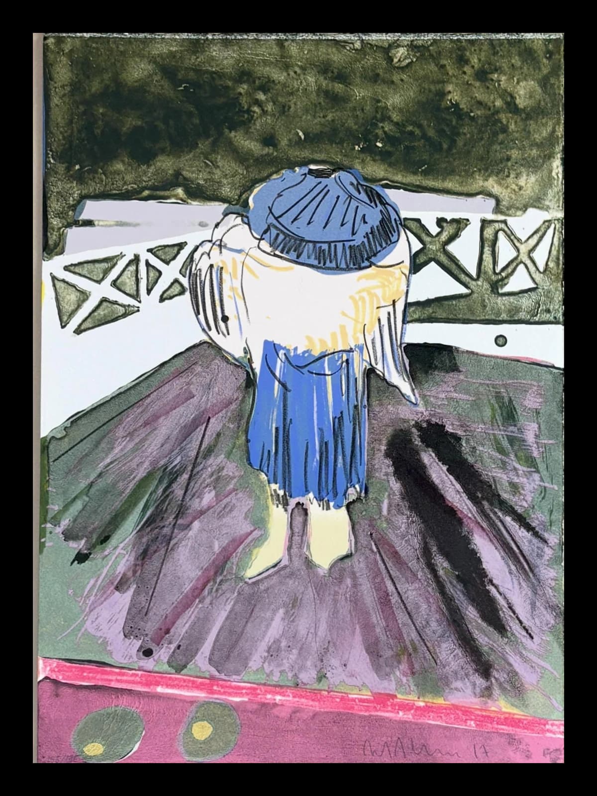 Litografi af Erik A. Frandsen (1957).